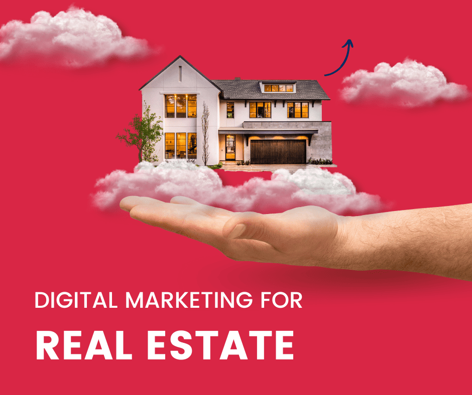 modern real estate marketing strategy concept